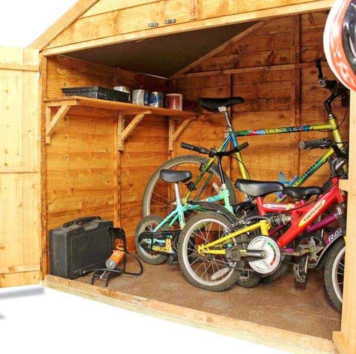 The Billyoh Bike Storage Shed 4 x 6