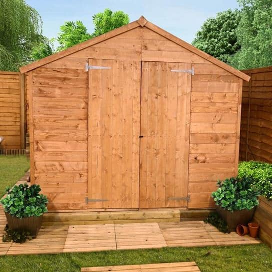 The Billyoh 4000 Tongue &amp; Groove Apex Shed: What is the overall 