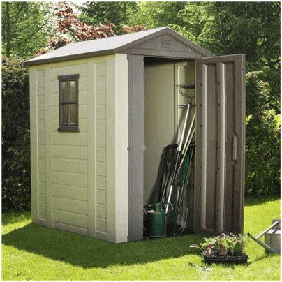 The Keter Plastic Apex Shed