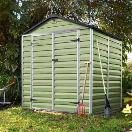 Palram Skylight Plastic Olive Green Shed