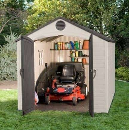  12.5' Lifetime Plastic Outdoor Storage Shed With 1 Window - What Shed