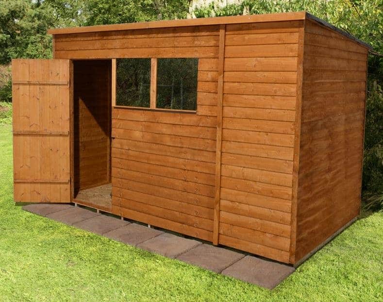 10' x 6' Shed-Plus Classic Overlap Pent Roof Shed - What Shed