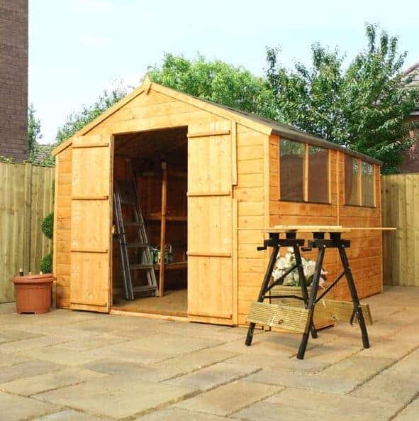 10 x 8 Waltons Tongue and Groove Apex Wooden Shed - What Shed