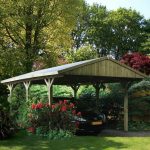 4 x 6 Waltons Single Apex Wooden Car Port