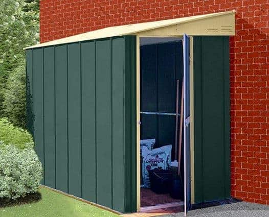 5 x 8 StoreMore Canberra Eight Pent Lean-To Metal Shed 