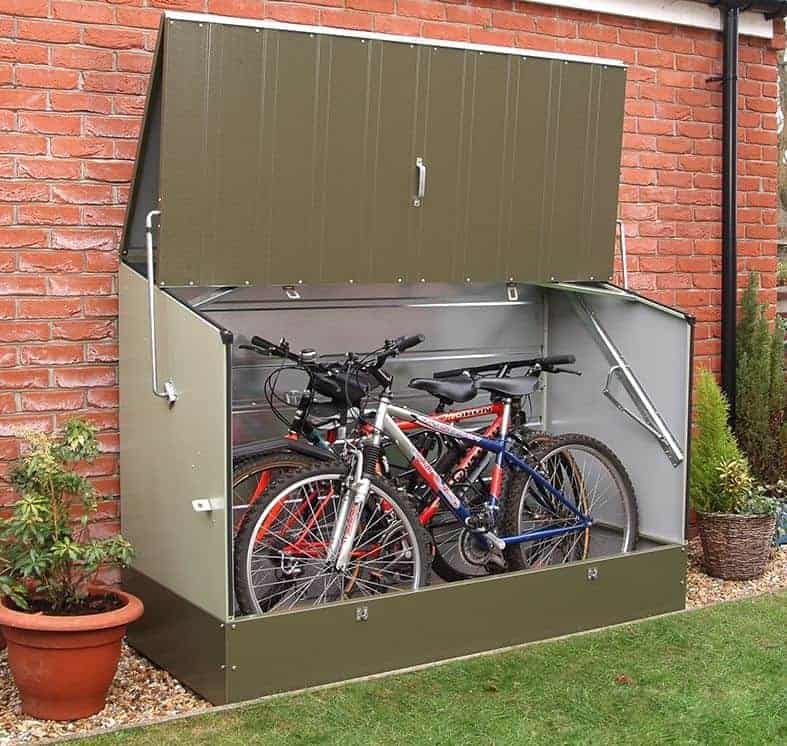 6' x 3' Trimetals Metal Bicycle Store - What Shed