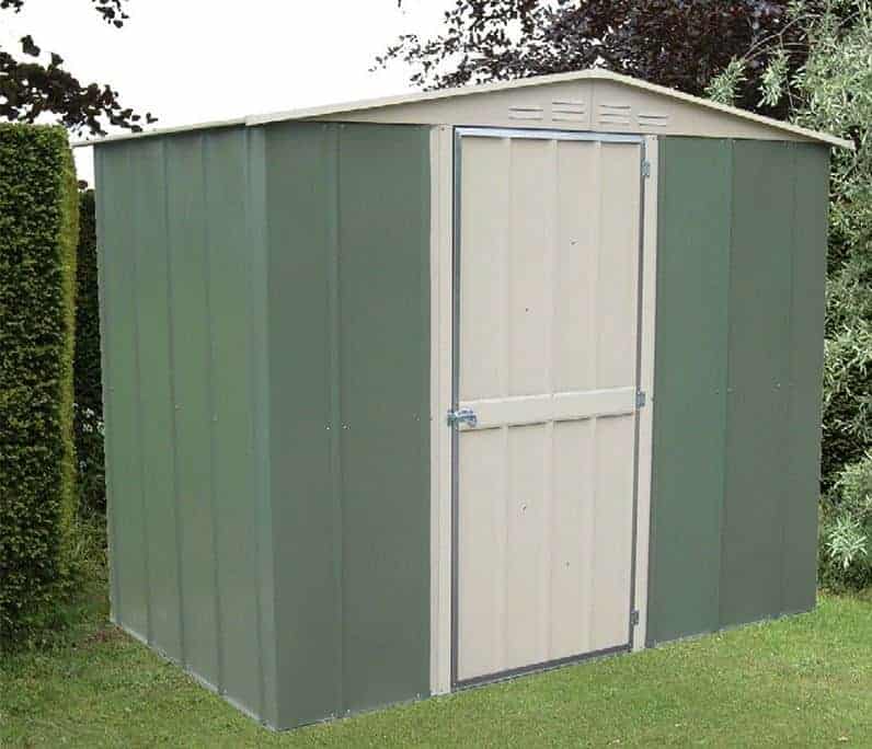 Shed Baron Grandale Apex Hinged Door Metal Shed - What Shed