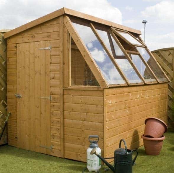 Waltons Tongue and Groove Potting Shed Wooden Greenhouse - What Shed