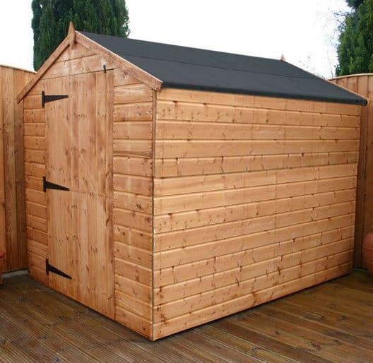Waltons Windowless Tongue and Groove LD Apex Wooden Shed - What 