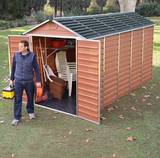 Palram Skylight 6 x 12 Amber Plastic Shed - Free Floor! - What Shed