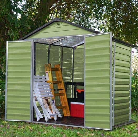 Waltons 6 x 5 Green Skylight Plastic Shed - What Shed