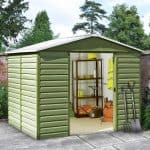 8x10 Shed - Yardmaster Shiplap Metal 8x10 Sheds