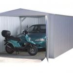 Absco Sheds - Absco Sheds 9'10 X 20'8 Titanium Easy Build Apex Metal Garage