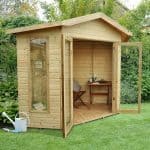 Corner Summer House - Hartwood 7' X 7' FSC Pressure Treated Oxhill Corner Summer House