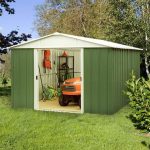 Yardmaster Sheds - Yardmaster sheds 10' X 13' Green Metal Shed