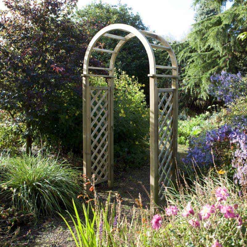 Blooma Chiltern Wooden Garden Arch 2 5 X 1 24 X 0 65 What Shed