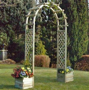 Rowlinson arch with planters