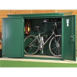 The Asgard Annexe Bike Store In Green - What Shed