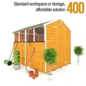 The BillyOh 400 Standard Overlap Garden Shed