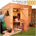 The BillyOh 5000M Greenkeeper Premier Tongue and Groove Pent Shed