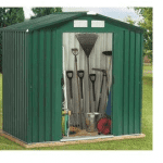 The BillyOh Beeston 8 x 6 Metal Shed with foundation kit