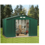 The BillyOh Clifton Metal Shed with Tongue and Groove Wooden Floor
