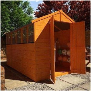The BillyOh Lincoln 4000 Popular Tongue & Groove Double Door Apex Garden Shed