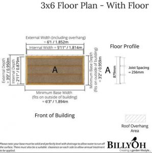 billyoh 300 pent tongue groove bike storage or mini shed