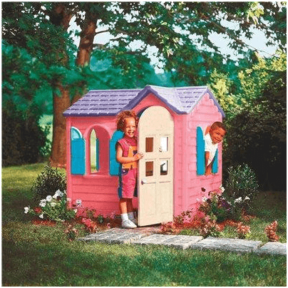 Little Tikes Pink Plastic Country Cottage Playhouse