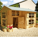 The Mad Dash Annex Log cabin Wooden Playhouse