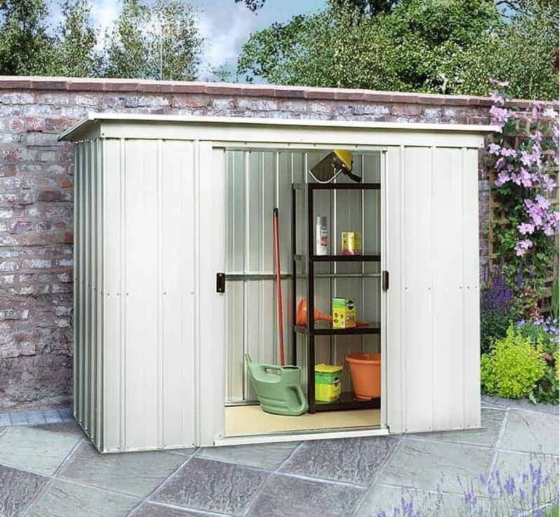 The Yardmaster 64PZ Pent Metal Shed - What Shed