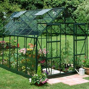 Green Frame Horticultural Greenhouse