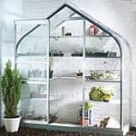 Silver Wall Mounted Greenhouse