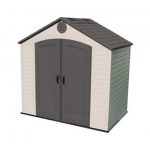 8' x 5' Lifetime Plastic Outdoor Storage Shed Overall Appearance