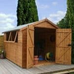 12' x 8' Double Door Shiplap Tongue and Groove Apex Shed