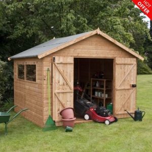 10' X 10' Shiplap Tongue And Groove Workshop Shed - What Shed