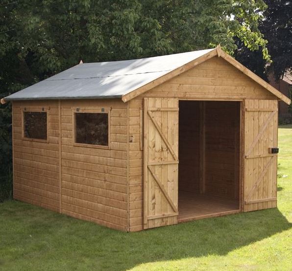 12 x 10 Shiplap Tongue and Groove Workshop Shed