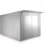 2.6m x 3.8m Biohort AvantGarde Metal Shed - Double Door Size XXL