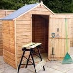 3' x 6' Overlap Apex Garden Shed With No Windows
