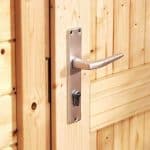 5m x 5m Haven Log Cabin Door Security