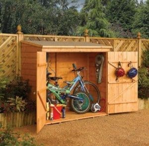 6' x 3' Rowlinson Deluxe Tongue and Groove Bike Shed