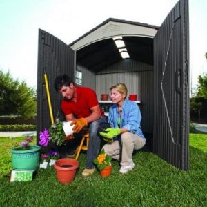 7' x 7' Lifetime Plastic Outdoor Storage Shed