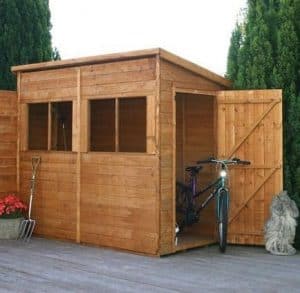 8' x 4' Tongue and Groove Pent Shed