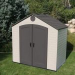 8' x 5' Lifetime Plastic Outdoor Storage Shed