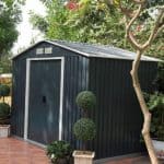 8' x 6' Emerald Anthracite Metal Shed