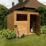 8' x 6' Single Door Tongue and Groove Pent Shed