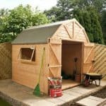 8' x 8' Double Door Premier Tongue and Groove Dutch Barn Shed