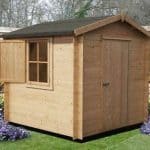 8' x 8' Shire Camelot Log Cabin