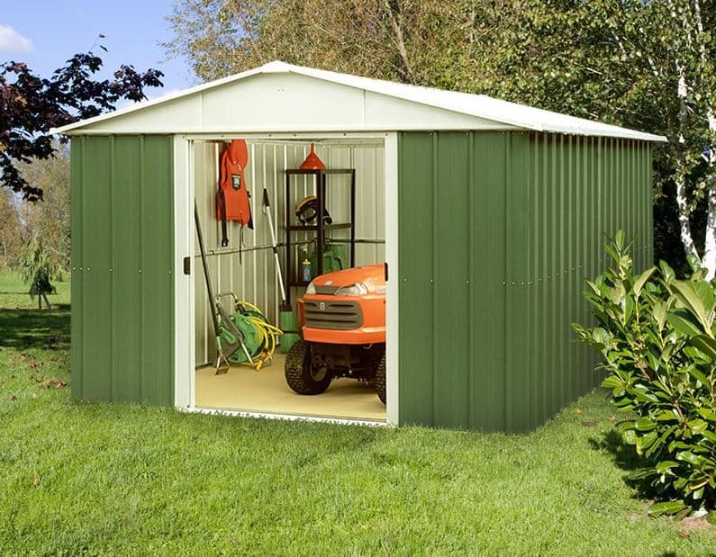 10' x 13' yardmaster metal shed 1013geyz - what shed