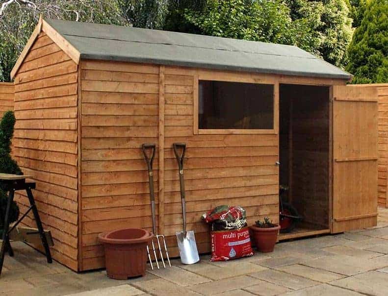 10' x 6' Windsor Overlap Reverse Apex Shed - What Shed